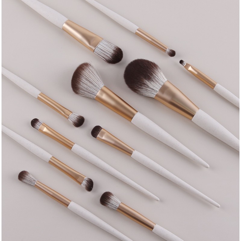 16pcs Beige Makeup Brush Set