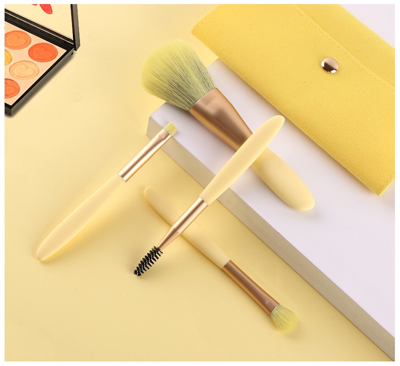 4pcs Vegan Make up Brush Set 